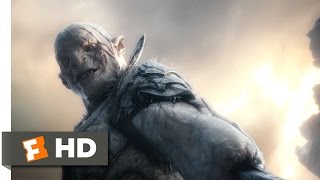 The Hobbit The Battle of the Five Armies  Azogs Demise Scene 910  Movieclips [upl. by Adnoyek82]