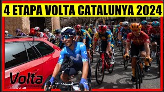 4 ETAPA VOLTA a CATALUNYA 2024 EGAN Bernal Tadej POGACAR NAIRO Quintana [upl. by Mazonson520]