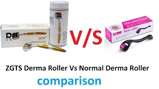 ZGTS Derma Roller Vs Normal Derma Roller  Unboxing and First impression dermatology dermaroller [upl. by Pepillo601]