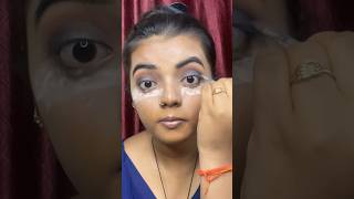 Blue Saree Makeup Look👀❤️ makeup makeuptutorial hack makeupartist bluemakeup shorts likes [upl. by Cowie]