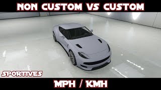 PARIAH  Vitesse Non Custom VS Custom MPHKMH  GTA ONLINE [upl. by Seema]