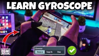 HOW TO LEARN GYROSCOPE IN BGMI amp PUBG MOBILE TIPS AND TRICKS TO BE A PRO PLAYER [upl. by Cressida]