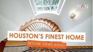 Inside a Luxurious Newly Renovated 800K Texas Home with Rooftop Terrace Explore Houstons Skyline [upl. by Aschim]