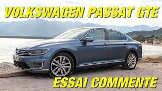 Essai Volkswagen Passat GTE  Une hybride rechargeable de 218 ch très plaisante à emmener [upl. by Kaitlynn]