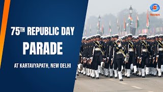 75th Republic Day Parade at Kartavyapath  Republic Day Parade  26th January 2024 [upl. by Anaicilef]