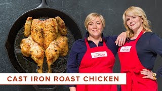 How to Make Crisp Roast Butterflied Chicken with Rosemary and Garlic [upl. by Swithin]