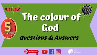 BECE English A Colour of God Poem by V B Aakye [upl. by Assyli]