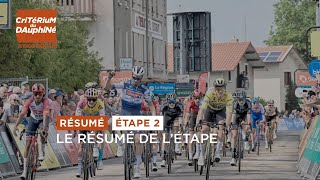 Résumé  Étape 2  Dauphiné 2023 [upl. by Anairotciv815]