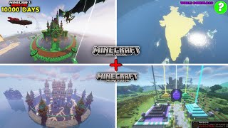 How to download and Install BulkyStar 10000 Days Minecraft Hardcore World 😍 In MCPE and JAVA [upl. by Neelhsa]