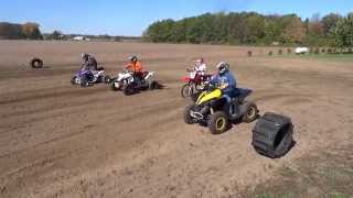 Can Am Renegade 1000 vs Yamaha YFZ450 [upl. by Ahsinhoj165]