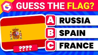 Guess The Flag  Europe Edition 🇪🇺  Flag Quiz [upl. by Harlamert]