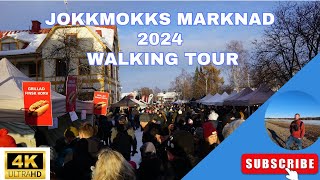 Jokkmokks Marknad 2024  Walking Tour [upl. by Kenzie]