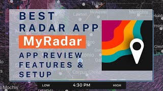 MyRadar Weather App Review Get My Weather Current Radar In HD Storm Chaser Earthquake Warnings [upl. by Shirleen]