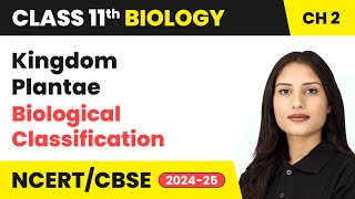 Kingdom Plantae  Biological Classification  Class 11 Biology Chapter 2  CBSE 202425 [upl. by Narcissus663]