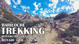 TREKKING EN BARILOCHE REFUGIO FREYVALLE DEL RUCACOREFUGIO GRAL SAN MARTIN [upl. by Kent566]