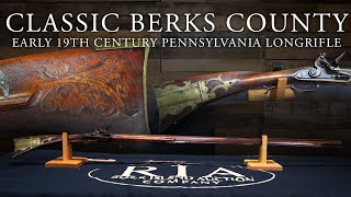 Angstat Attributed Berks County Pennsylvania Longrifle  Featured in quotThe Kentucky Riflequot by Dillin [upl. by Kissiah]