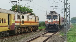 High Speed PERFECT Crossing TRAINS  Part 5  Express Trains amp Passenger Trains  Indian Railways [upl. by Auot]