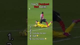 THE MOST DUMBEST RED CARDS IN FOOTBALL [upl. by Nassi354]