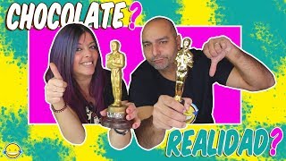 CHOCOLATE FOOD vs REAL Challenge Chocolate o Realidad Momentos Divertidos [upl. by Ronna]