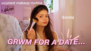 GRWM FOR A DATE with myself lol [upl. by Atinnod]