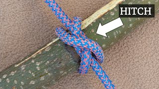 How to tie a Bundle of wood Hitch knot howropehitch [upl. by Colfin]