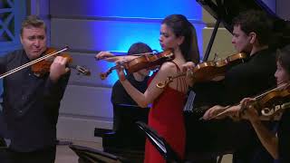 Maxim Vengerov plays Sarasates Navarra for 8 violins with RCM students [upl. by Ofori]