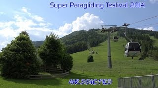 Super Paragliding Testival 2014 Kössen  airddicted [upl. by Dronski592]