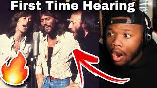 First Time Hearing  Bee Gees  Too Much Heaven Rap Fan Reacts [upl. by Jacquet49]