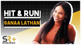 Sanaa Lathan Interview Hit amp Run [upl. by Elleved]