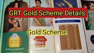 GRT Jewellery Gold Scheme Details  VA charges details  Gold scheme [upl. by Tellford639]