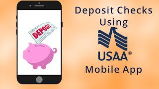 Deposit Checks with the USAA Mobile App [upl. by Nileuqaj]