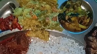 ഇന്നത്തെ ചോറും കറികളും😋l Kerala style linch l Kerala mealsfoodsupportme [upl. by Edme]