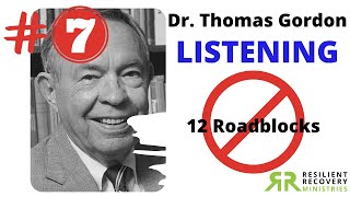 12 ROADBLOCKS to listening Avoid praising agreeing evaluating positively buttering up [upl. by Cassy]