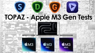 Topaz Giga AI Sharpen AI Denoise AI amp Video AI Apple M3 Gen Test [upl. by Magocsi]