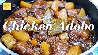 How to Cook CHICKEN ADOBO with Potatoes [upl. by Avehstab]