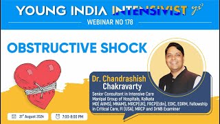 OBSTRUCTIVE SHOCK  pneumo petamponade  DR CHANDRASHISH CHAKRAVARTY [upl. by Akiner]