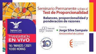 Seminario Permanente sobre el Test de Proporcionalidad I 16 marzo 2021 [upl. by Verger]