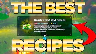 THE BEST Recipes GUIDE in Breath of the Wild  Best Dishes Cooked Austin John Plays [upl. by Curzon]