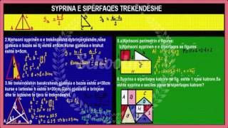 Matematika Klasa 7 Ushtrime Syprina e siperfaqes trekëndëshe [upl. by Sausa]