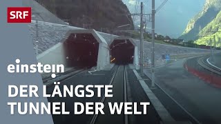 Der GotthardBasisTunnel – Wunderwerk von Forschung und Technik  Einstein  SRF [upl. by Lenora]