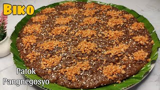 Biko Recipe  How to make Biko  Biko Na Hindi Madaling Mapanis  WAIS NA NANAY [upl. by Ardnot]