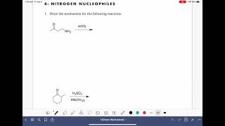 3a Synthesis of imines and enamines [upl. by Guntar]