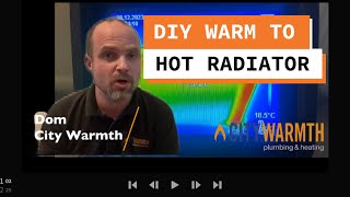 How to fix a radiator which is hot at the top and cold at the bottom [upl. by Field]