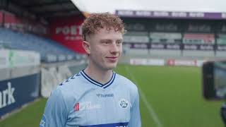 Tobias Klysner om skiftet til Sønderjyske Fodbold [upl. by Eyllom]