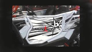 Blingstar Black  Gloss White Suicide Doors  Polaris RZR XP 1000 [upl. by Yra]