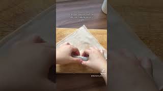 how to wrap an egg roll [upl. by Nedah]