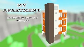 APARTMENT in build to survive Roblox Part 2 [upl. by Arad]