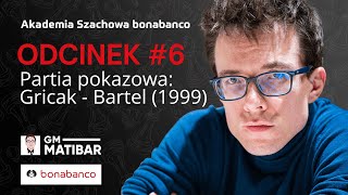 Akademia Szachowa bonabanco  Odcinek 6  Partia pokazowa Gricak  Bartel 1999 [upl. by Lrem]