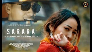 quotSararaquot Brijesh Shrestha x Barsha Karmacharya Official Video [upl. by Nnor]