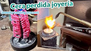 cera perdida joyería paso a paso tutorial de fundición  jewelry casting process [upl. by Maida]